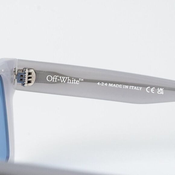 Off-White SPRINGFIELD Women Sunglasses Grey Blue OERI133 0945 NEW AUTHENTIC main image 4